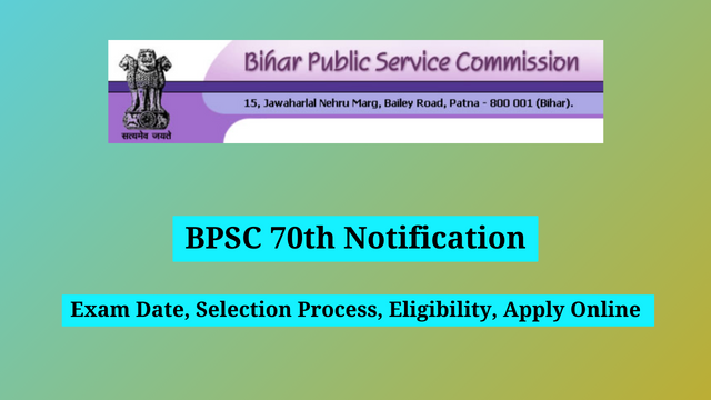 bpsc-70th-notification