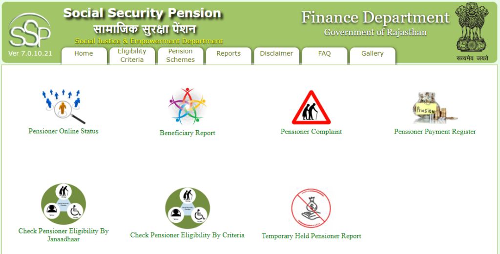 Rajasthan Social Security Pension Scheme 2024
