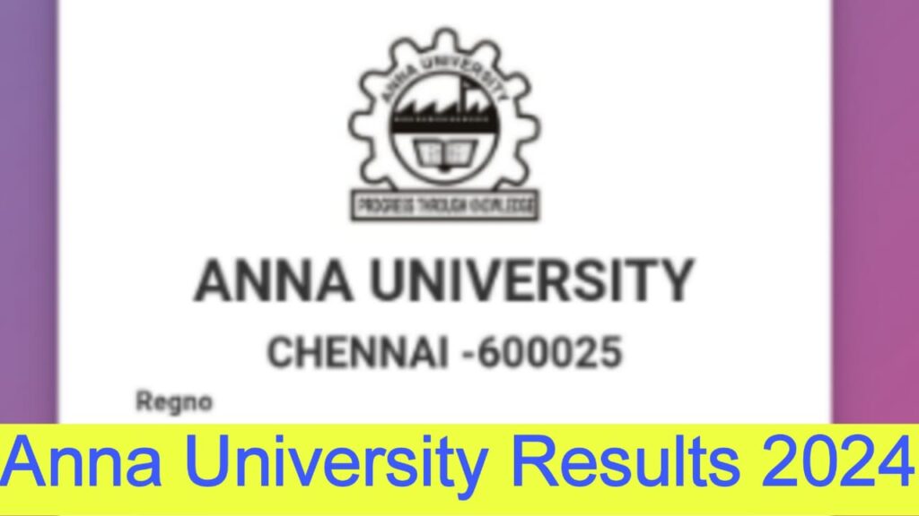 Anna University Result 2024