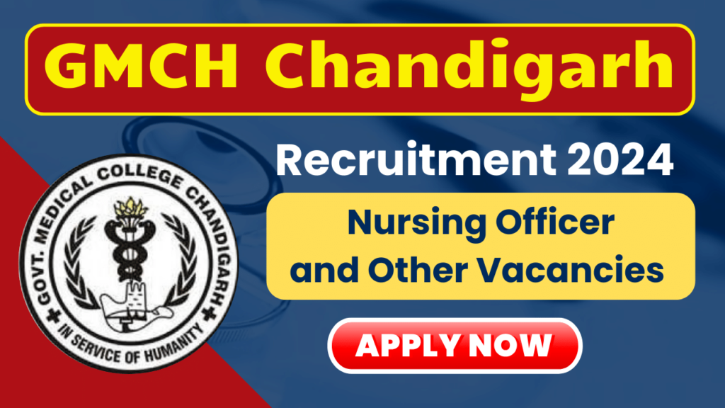 GMCH Nursing Officer Recruitment 2024